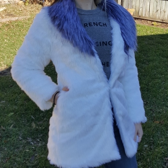 Lanshifei faux fur coat - Picture 2 of 7